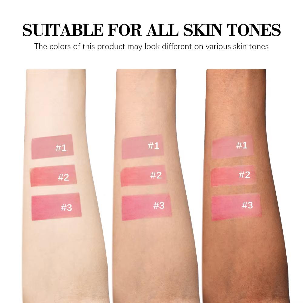 Ensemble de gloss à lèvres à décoller et coller, longue tenue, rose, imperméable, résistant au transfert, brillant à lèvres naturel pour femmes