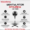 Wentylator podłogowy z pilotem i timerem 40cm 50W KLAUSBERG KB-7885