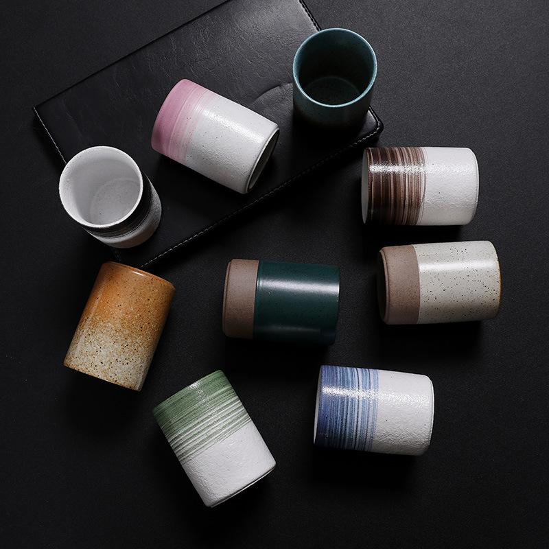 Japanese-style Colorful Espresso Cup Retro Ceramic