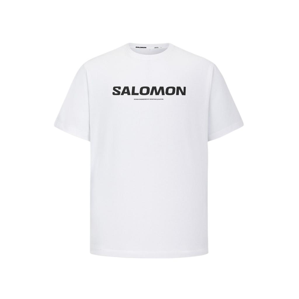 SALOMON Pl Od Uv Ss Lightweight Pullover Round Neck Breathable Printed Short Sleeve T-Shirt Unisex Tops LD0150400