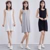 Elegant Women Long Cami Stretch Tank Top Sleeveless T Shirt Bodycon Tunic Mini Dress