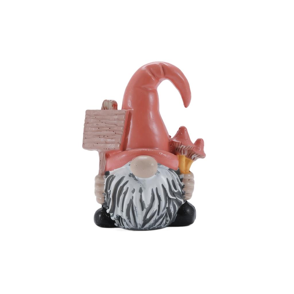 Christmas Gnome Resin Figurine - Faceless Decoration for Garden and