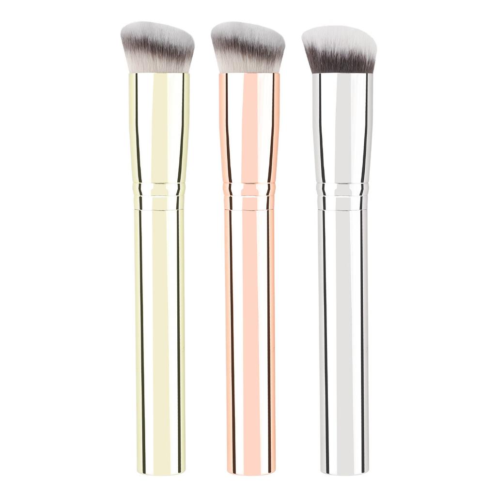 New single all-aluminum tube oblique head concealer brush, soft hair does not eat powder, light and seamless 170 makeup brush