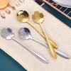 Stainless Steel Flower Dessert Spoons Set