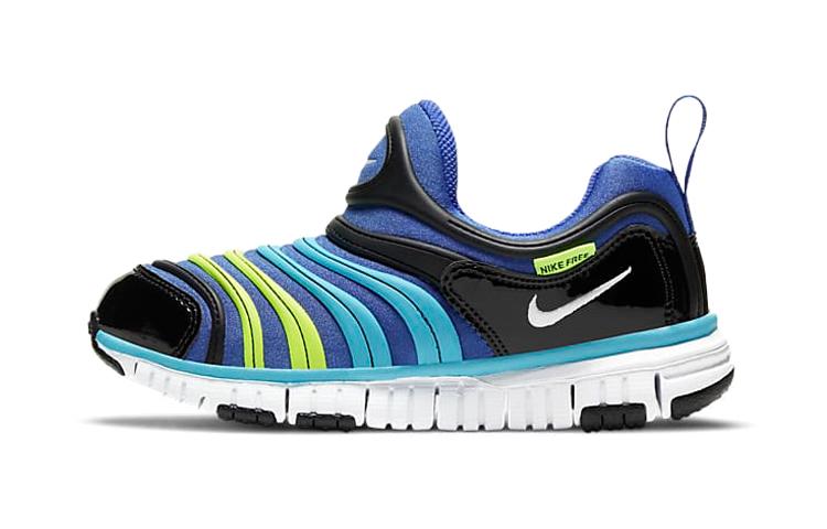 

Nike Dynamo Free Comfortable Low top Sports Casual Shoes Blue Black Infant And Toddler 343738-434 33.5