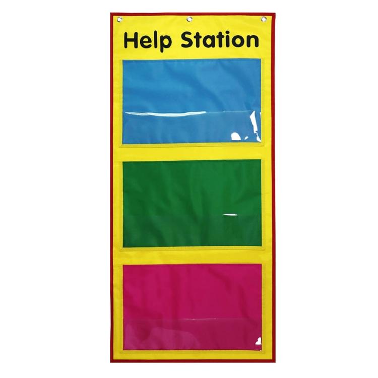 

File Organization Pocket Chart Hanging Wall File Organizer Bag for School Office 1