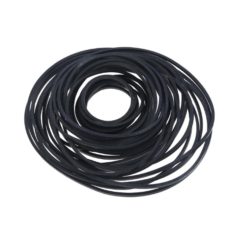 5PCS Universal 50-145mm Cassette Tape Machine Ruber Belt 1.5mm Width Common Belt for Recorders  DVDs Drives
