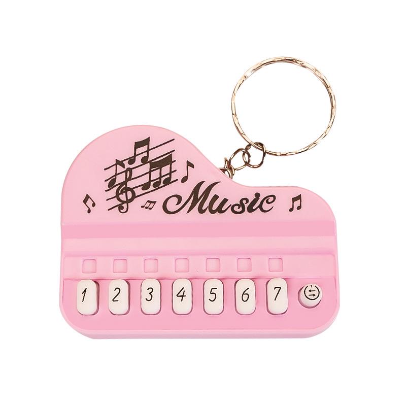 Creative Children's Mini Luminous Piano Keychain - Electronic Music Toy