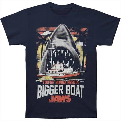 Jaws Ygnabb Navy Unisex-T-Shirt