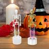 Skeleton Figurine Set - Full Body & Skull Collectibles with LED Light, Gothic Desktop Decor for Office, Living Room & Bedroom