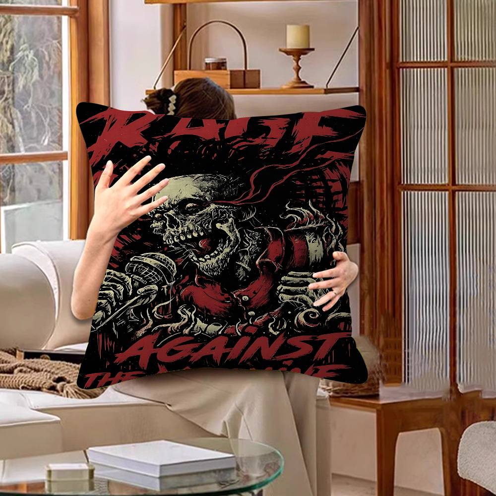 Rock Band Rage Against The Machine Classic Pillow Cover Design Cushion Cover Decor Holiday Decorati