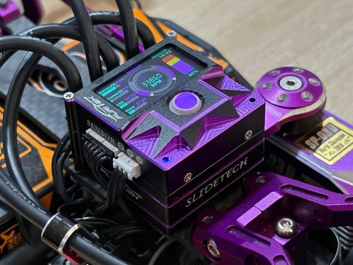 FURITEK BLS Drift Combo Slidetech Voltmaster Midnight Purple Edition Brushless Combo Set for Competition Drift 1/10 & 10.5T FUR-2656