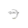 1pcs Crescent Star Moon Ring, Fashion Star Moon Open Ring, Personalized Finger Ring