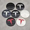 Autosticker Tesla 40 Stuks 56mm Auto Wielnaafdoppen Badge Sticker Embleem Decals Accessoires Voor Tesla Model 3 Model Y S Auto