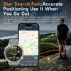 New Men GPS Smartwatch 1.7" HD Screen Military Call IP68 Waterproof 100 Sport Modes Smart Watch with 720mAh Large Battery