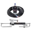 Hydraulisches Außenbord-Lenksystem, 90 PS, Marineboot-Hydrauliklenksystem, mit Steuerpumpe, Zweiwege-Sperrzylinder und 7,3 m Hydrauliklenkung