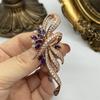 SKEDS Vintage Women Men Fashion Crystal Cross Baroque Style Badges Brooch Retro Unisex Rhinestone Luxury Pin Corsages Jewelry