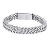 Men's Starry Sky Double-Layer Magnetic Buckle Bracelet - Titanium Steel Punk Chain Jewelry