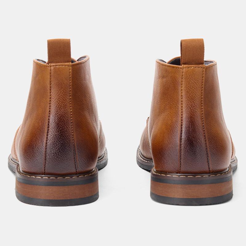 Stor storlek retro Martin boots herrökenkängor polokängor arbetskläder kängor casual mellanhöga läderskor