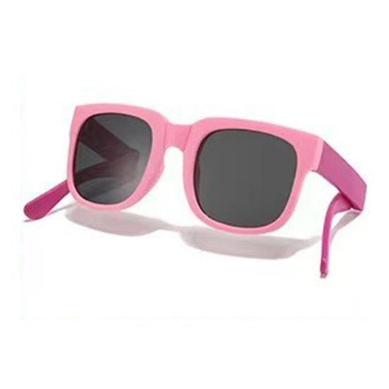 Kinder Sonnenbrille Faltbare Kleinkind Sonnenbrille UV400 Eckiger Rahmen Faltbrille