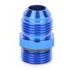 AN10 to ORB10 Male Thread Adapter Fitting Blue T6061 Aluminum Alloy