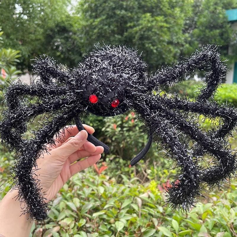 Animal Themed Hairband  Witch Costume Styles Black  Hairbands Hallowmas Scary Hair Hoop