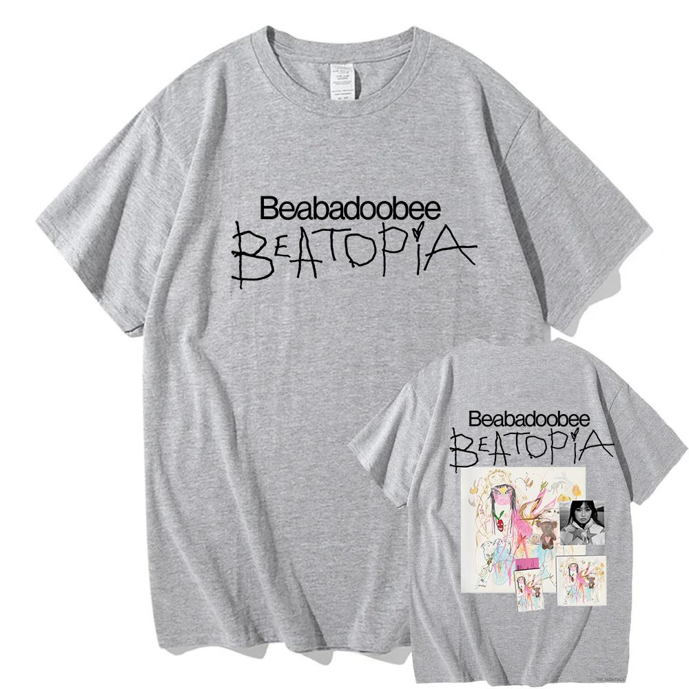 2025 Beabadoobee Beatopia Music Tour 2025 T Shirt Unisex Clothing Harajuku Unisex High Quality Cotton Tops Graphic T Shirts Fans Gi