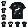 ZX 100 Cotton Vintage Retro My Horse Is Calling And I Must Go TShirt Graphic Harajuku Fashion Tee T Shirt XS5XL