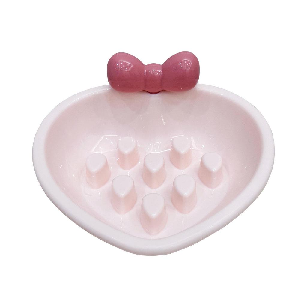 High-Foot Cat Bowl: Non-Slip, Anti-Tip, Slanted Design for Pet Neck Protection.