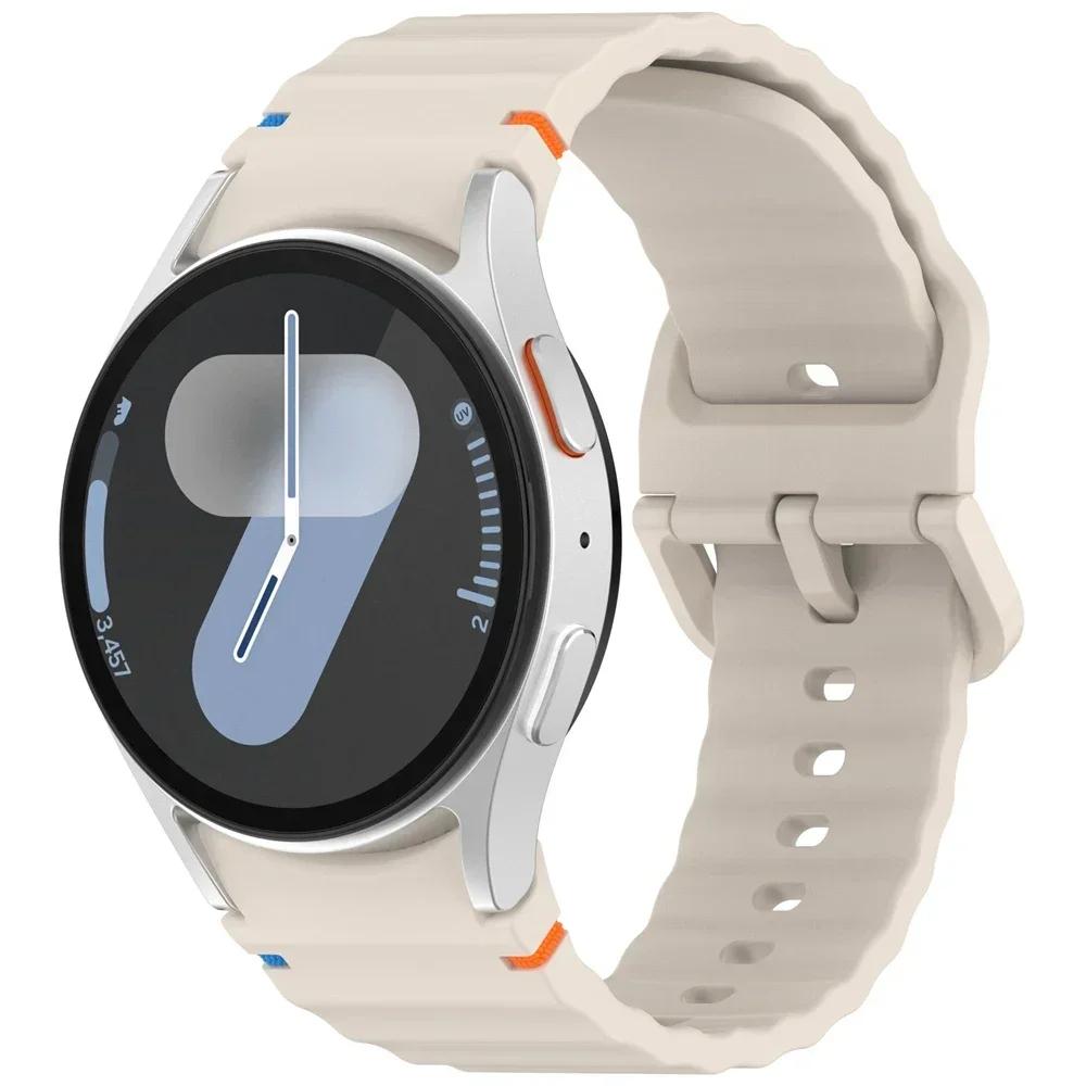 

Силиконовый спортивный ремешок-браслет Correa для Samsung Galaxy Watch 7 Band FE/5 Pro/6/4 Classic 44 мм 40 мм ремешок для Galaxy Watch 7 Galaxy 4-4 Classic