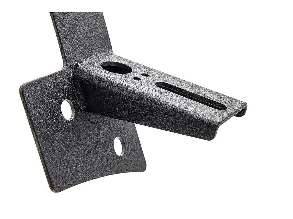 Jeep Wrangler A-Pillar Spotlight Bracket - Single/Double Layer Hood Mount