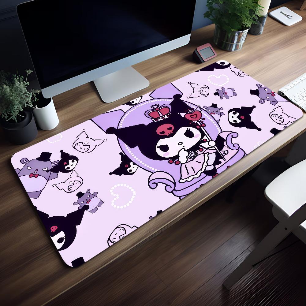 San Mouse Pad MousePad Nonslip KKuromi Lockedge Office Cute Student Gaming Thickened Large Cartoon Writing Pad Cushion 400x800x2mm