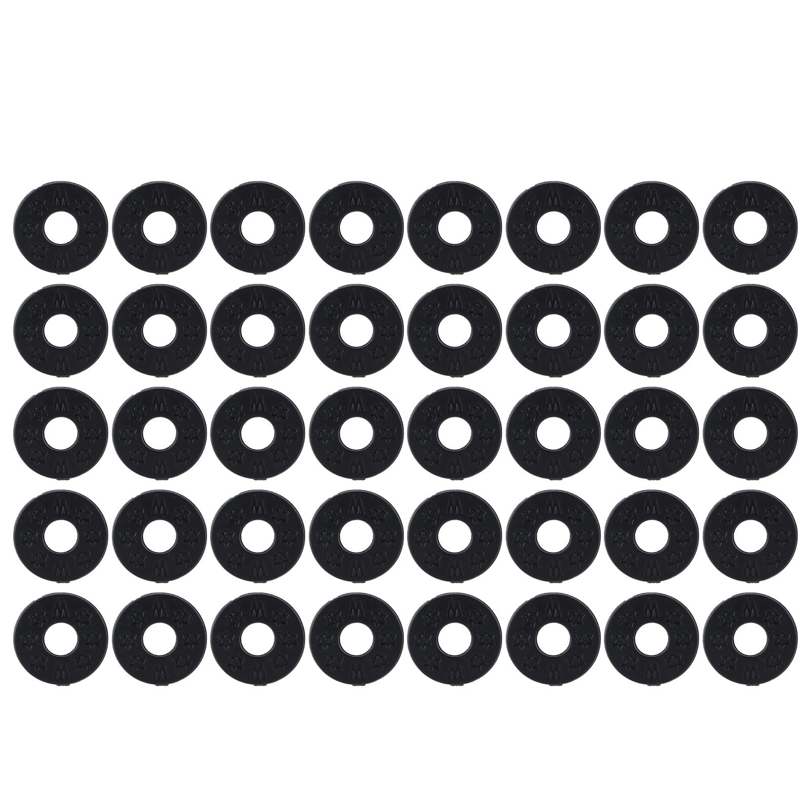 

40 шт. прокладка для ремня гитары кнопка ремня баса нескользящие блоки PE стопорные шайбы замена