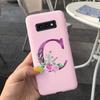Cute Letters Cover For Samsung Galaxy S10 Plus Case S10 S10e Soft Silicone Phone Back Case For Samsung S10 S10e S10+ Cover Coque