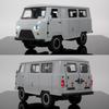 New 1/18 Russian UAZ TRAVELER 452 VAN Alloy Diecasts & Toy Vehicles Metal Toy Car Model Sound and Light Collection Kids Toy