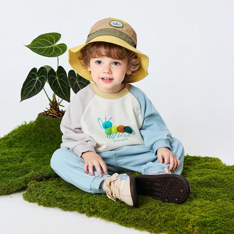 Minibala Unisex Baby & Kids Long Sleeve Sweatshirt & Sweatpants Set