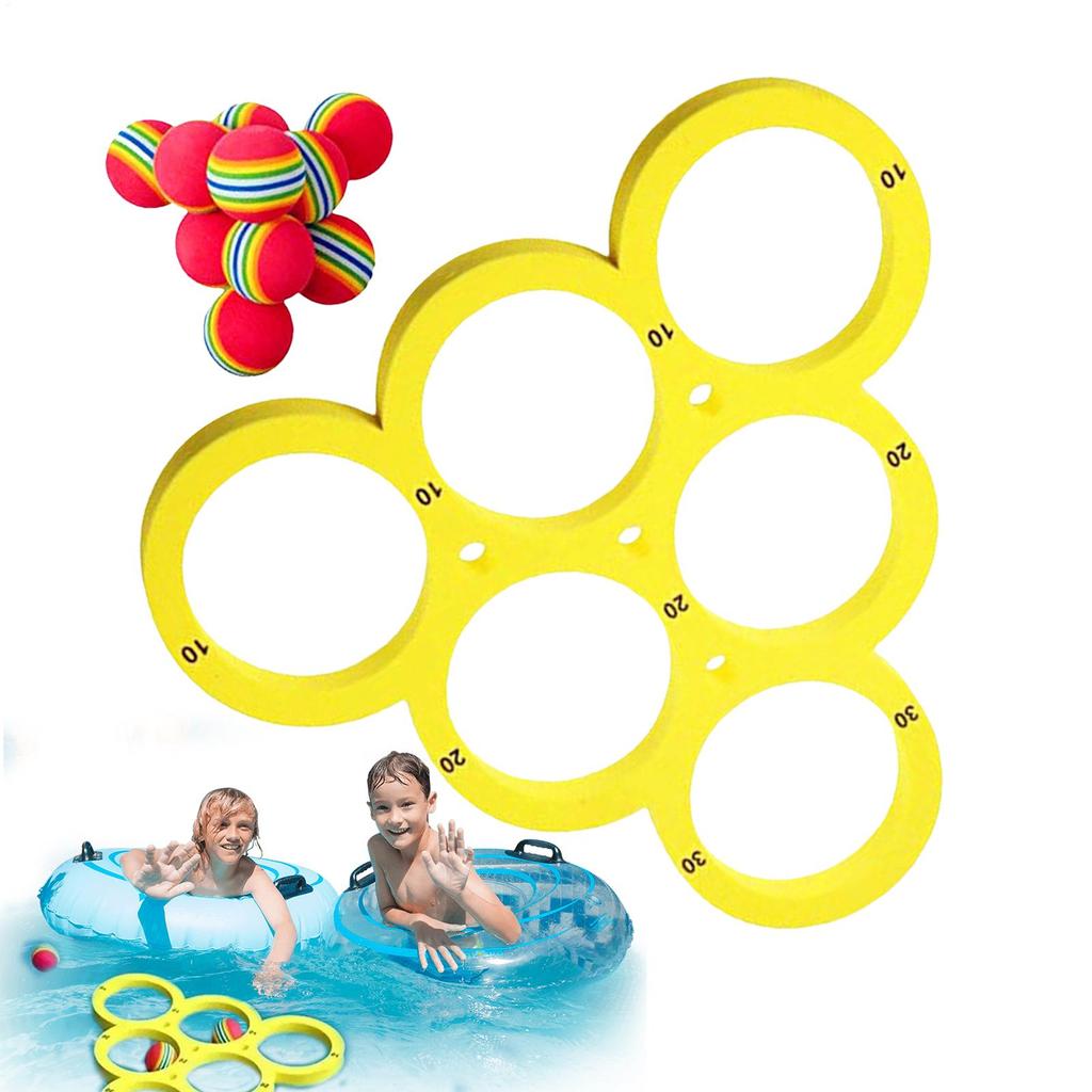 EVA Floating Throwing Toys Kids Summer Swimming Pool Floaties Accessories Children Foam Balls Toy Water Throw Circles Games