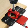 Woodworking Hole Drilling Guide Locator 35mm Hinge Boring Jig with Fixture Aluminum Plastic Hole Opener Template Door Cabinets