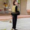 SIFONE Elegantes Samt-Zweiteiler-Set
