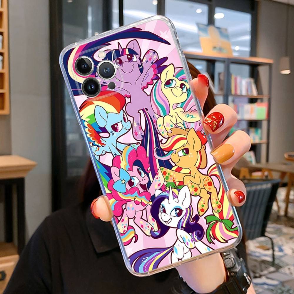 

My L-Littles P-Ponys Cartoon For IPhone 17 16 15 14 13 12 11 Pro Max Plus Phone Case High End Silicone iPhone 13pro max