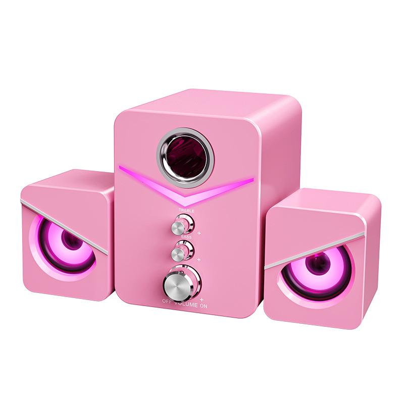 Saida Multimedia Bluetooth Wired Desktop Speaker with Subwoofer