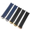 20mm Watch Strap For Omega Seamaster 300 AT150 Aqua Terra Ultra Light 8900 Steel Buckle Blue Watchband Bracelets