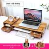Ergonomic Laptop Cooling Stand with Storage
