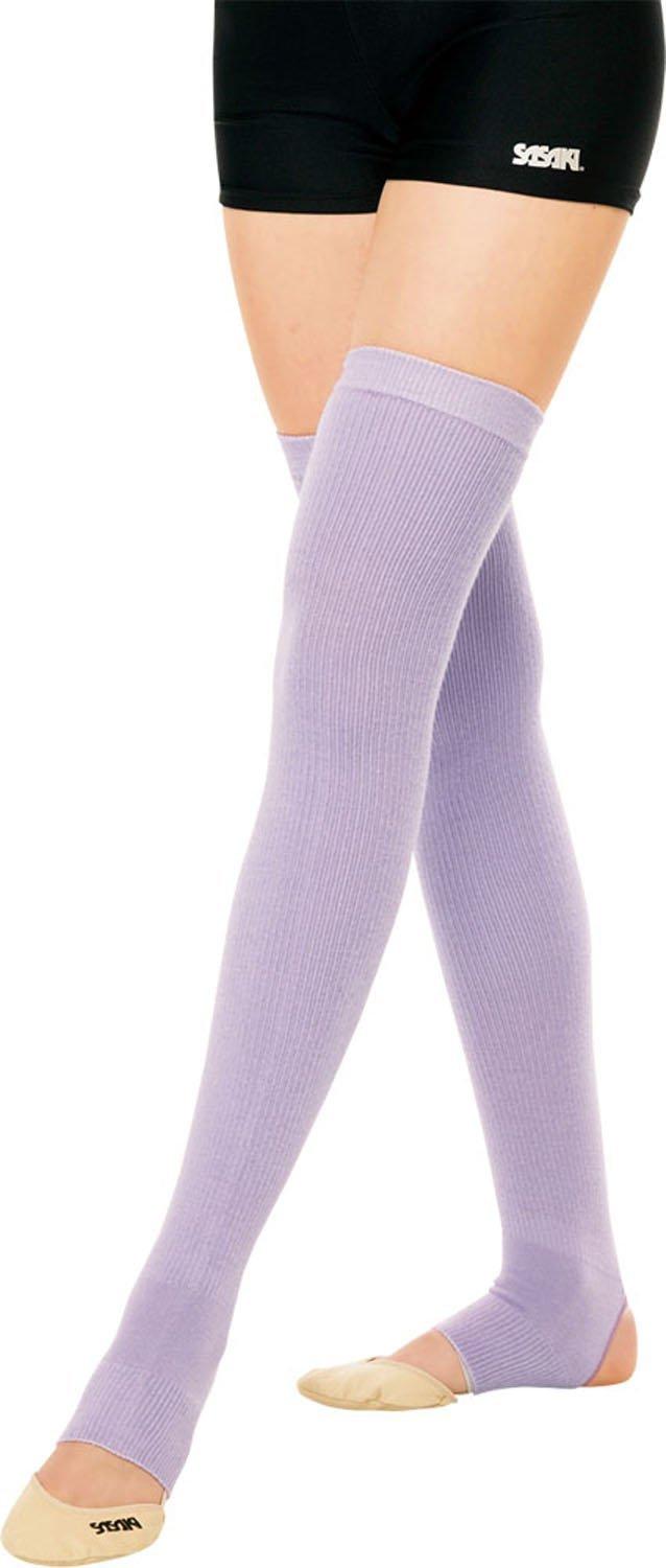 

SASAKI Rhythmic Gymnastics Overknee Leg Warmers Lilac T-130
