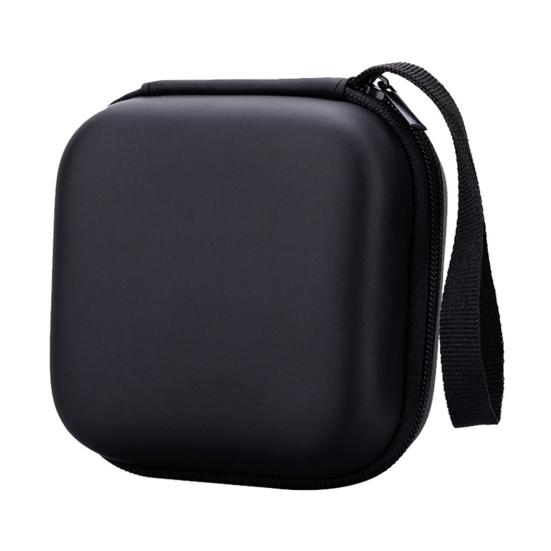 

Ударопрочный водонепроницаемый чехол для наушников со шнурком, пылезащитная застежка-молния, сумка для наушников, дорожные аксессуары чёрный