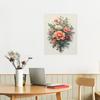 Custom Fresh Flower Bouquet HD Decorative Wall Art - Framed & Frameless Options