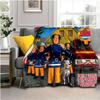 Fireman Sam Throws Blankets Kids Super Soft Warm Cartoon Flannel Blanket for Travel Bedding Couch Sofa Bed Blanket For Gifts