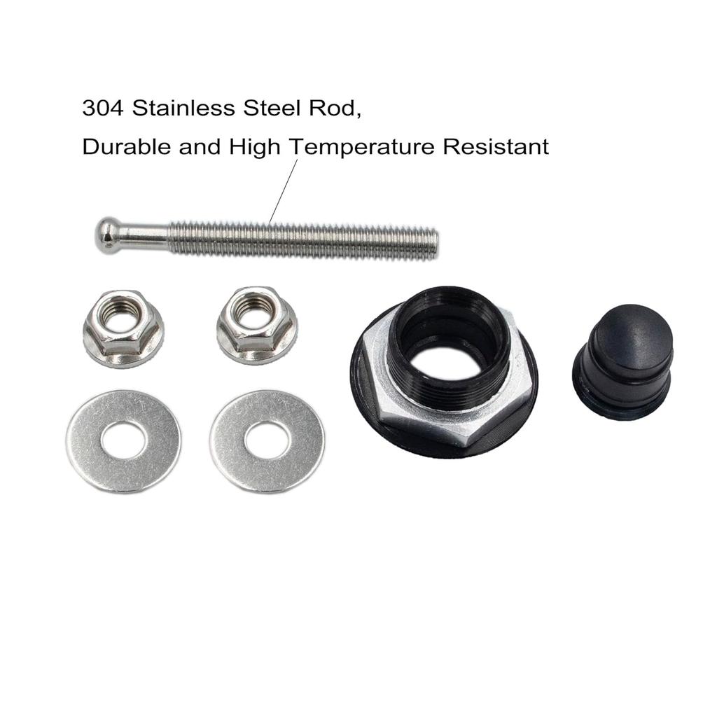 4 Pcs 1.25 Inch Universal 304 Stainless Steel Vehicle Hood P-Quick Release Lock Latch Bumper License Plate Lock Clip Push Button Bonnet