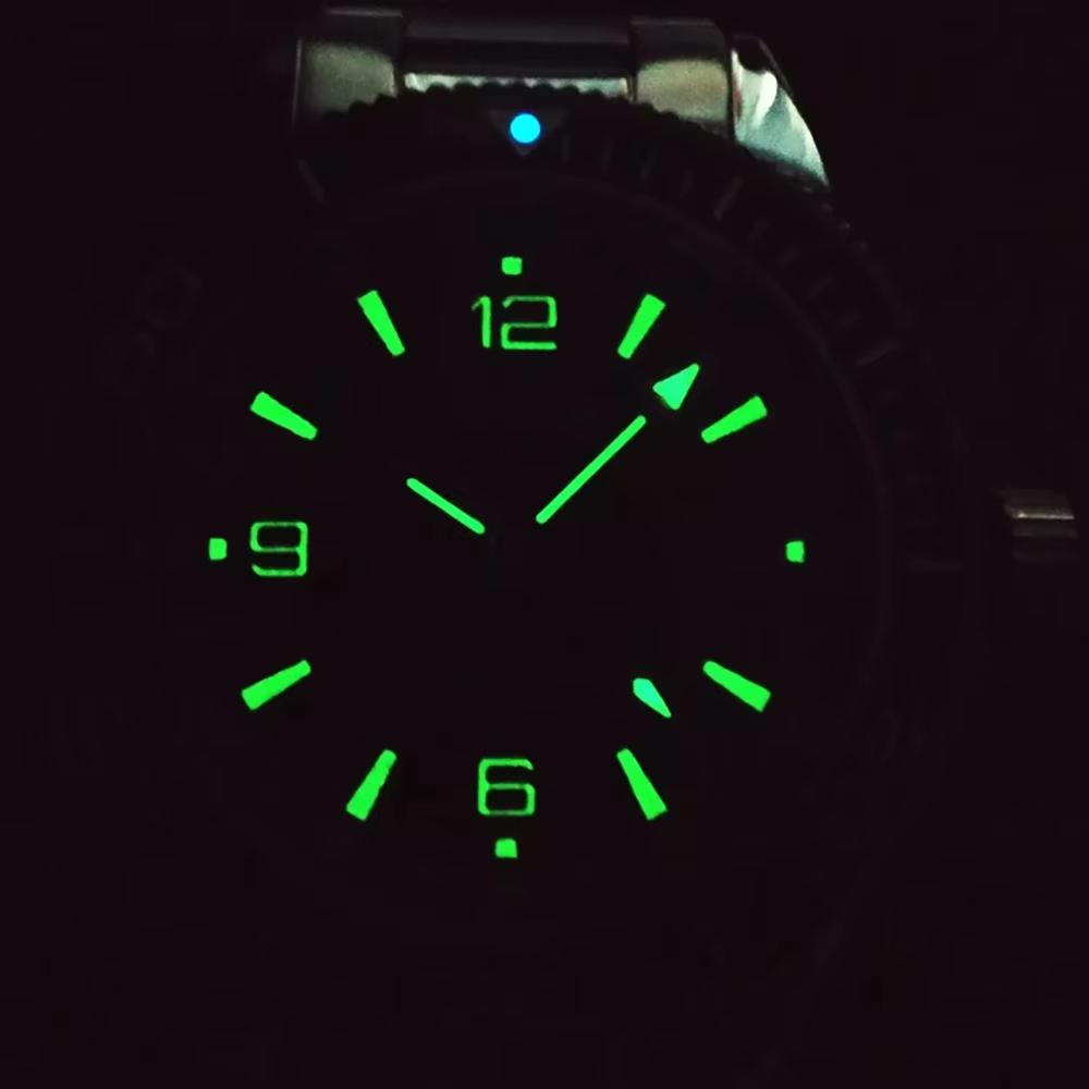 41mm Taucheruhr Ohne Logo NH35 Armband aus Edelstahl Herren Mechanisch OEM Automatik Taucheruhr Personalisierte Logo Uhr