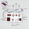 Multifunctional Electric Power Meter For LED Light Testing Voltage And Wattage Up To 600W With Various Socket Types